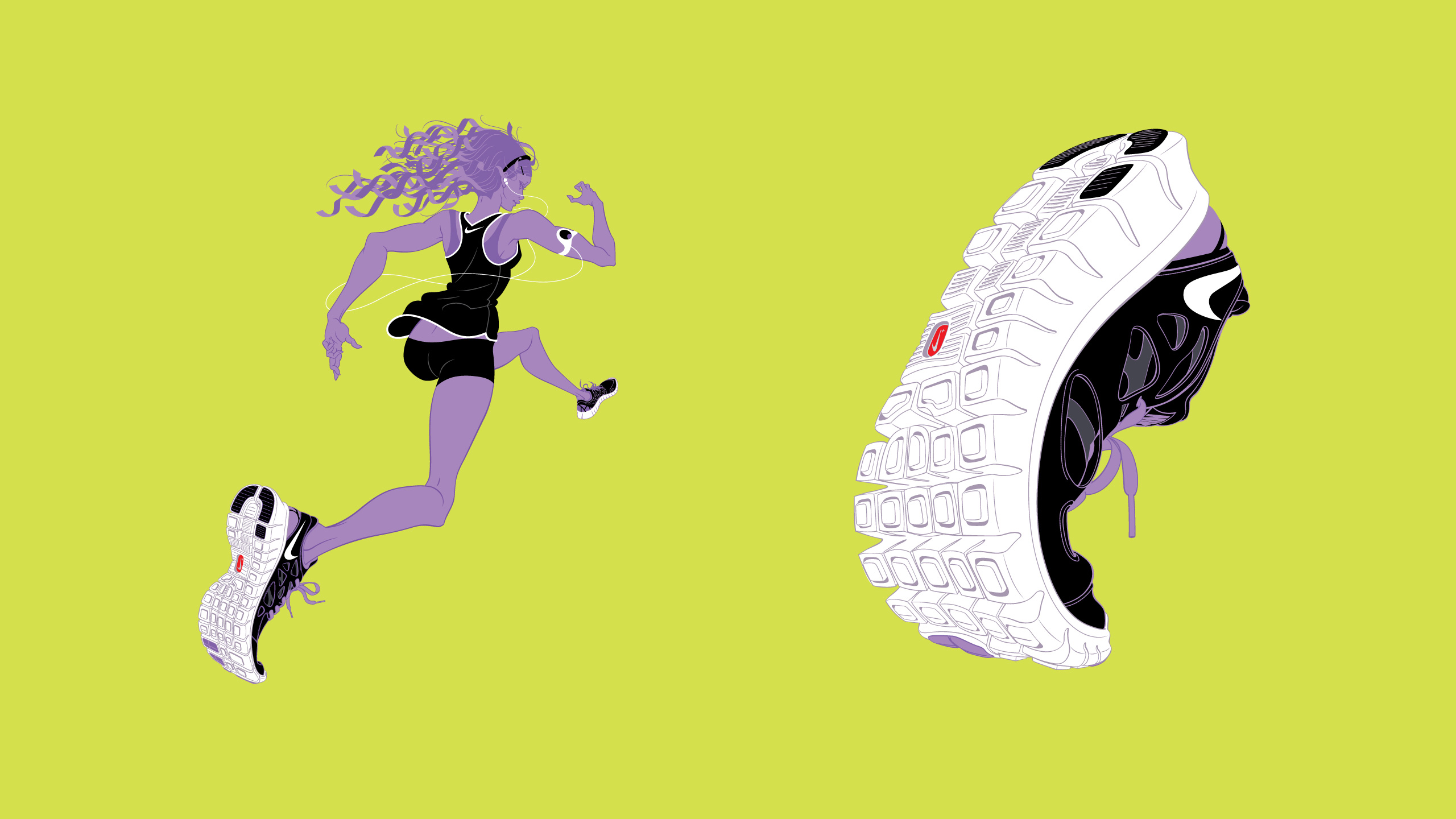 Nike Free illustrations