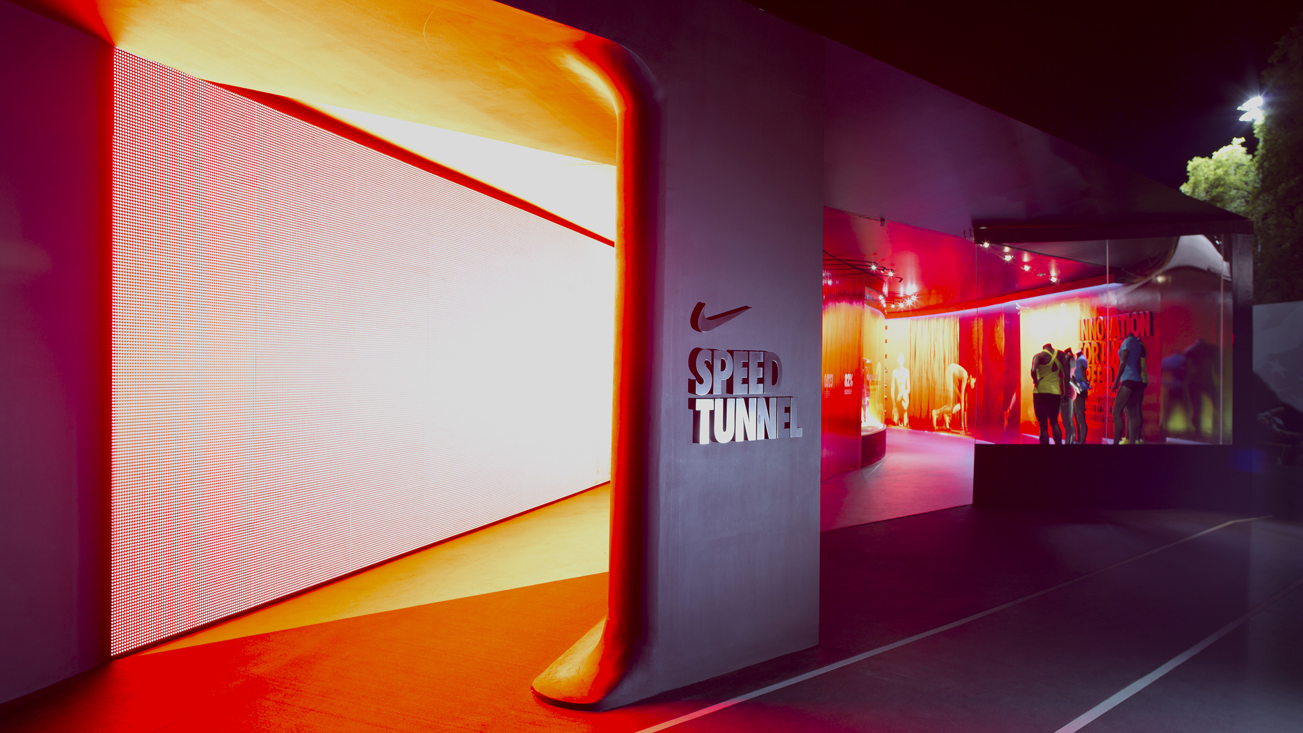 Speed tunnel experience