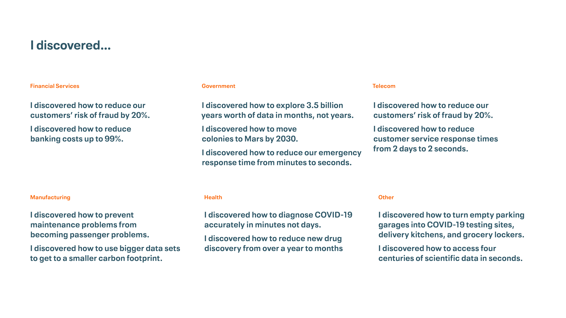 Cloudera campaign copy