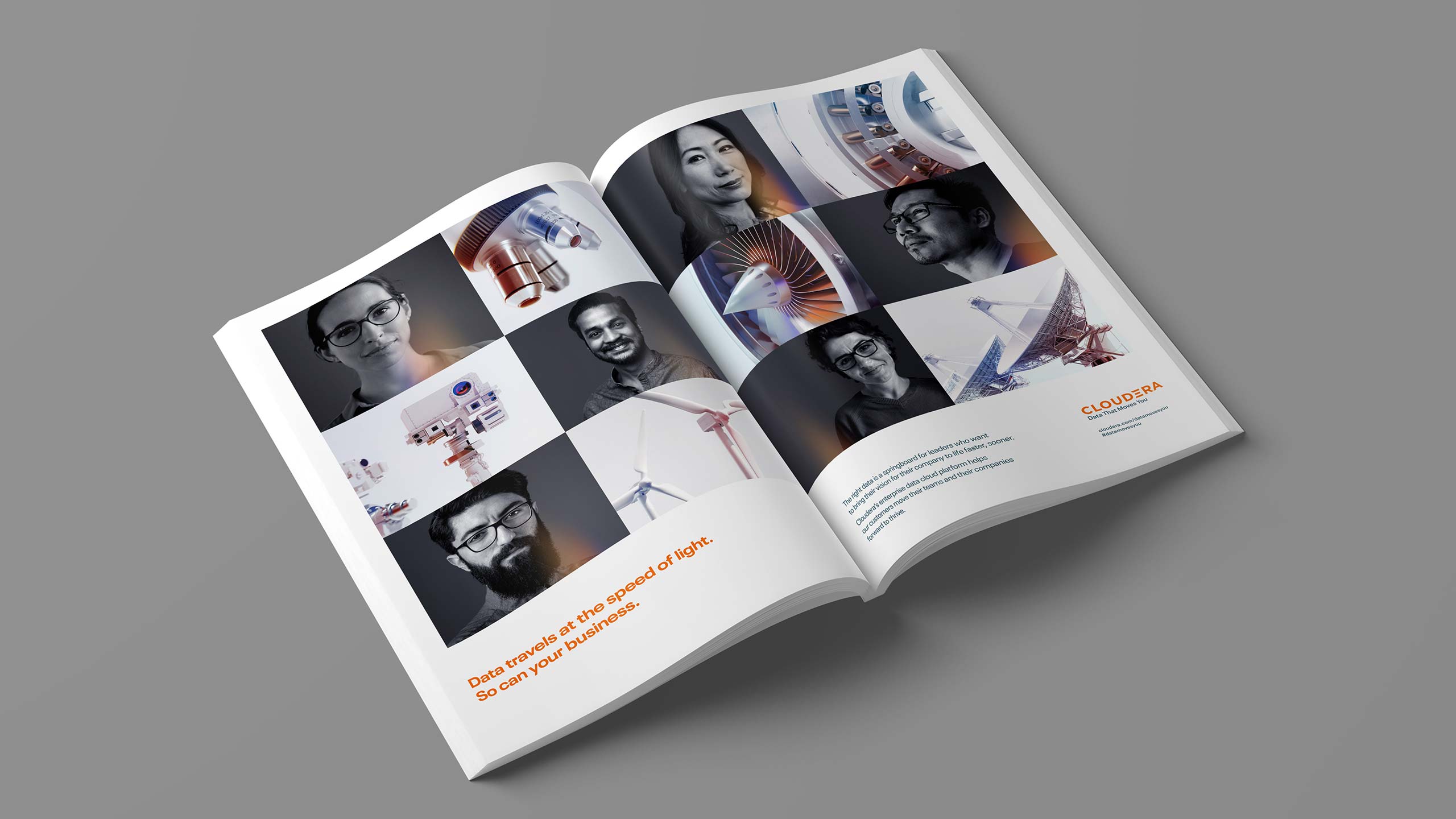Cloudera print ad