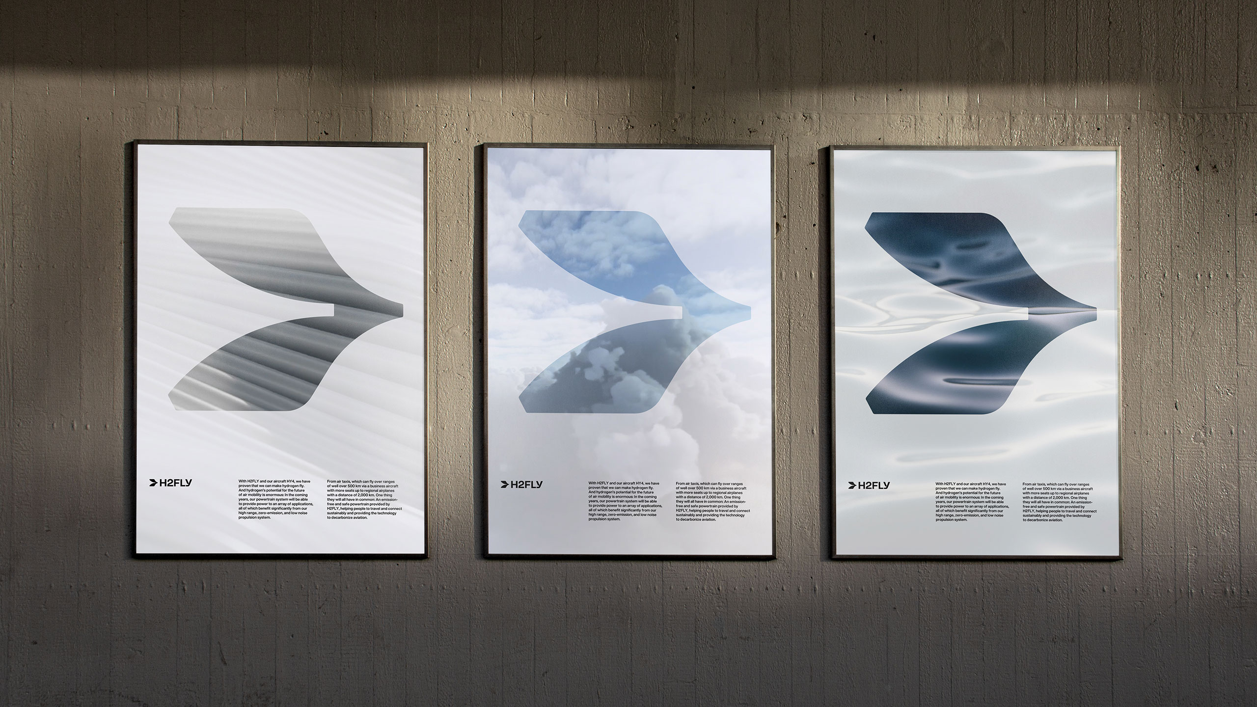 H2FLY Symbol Posters