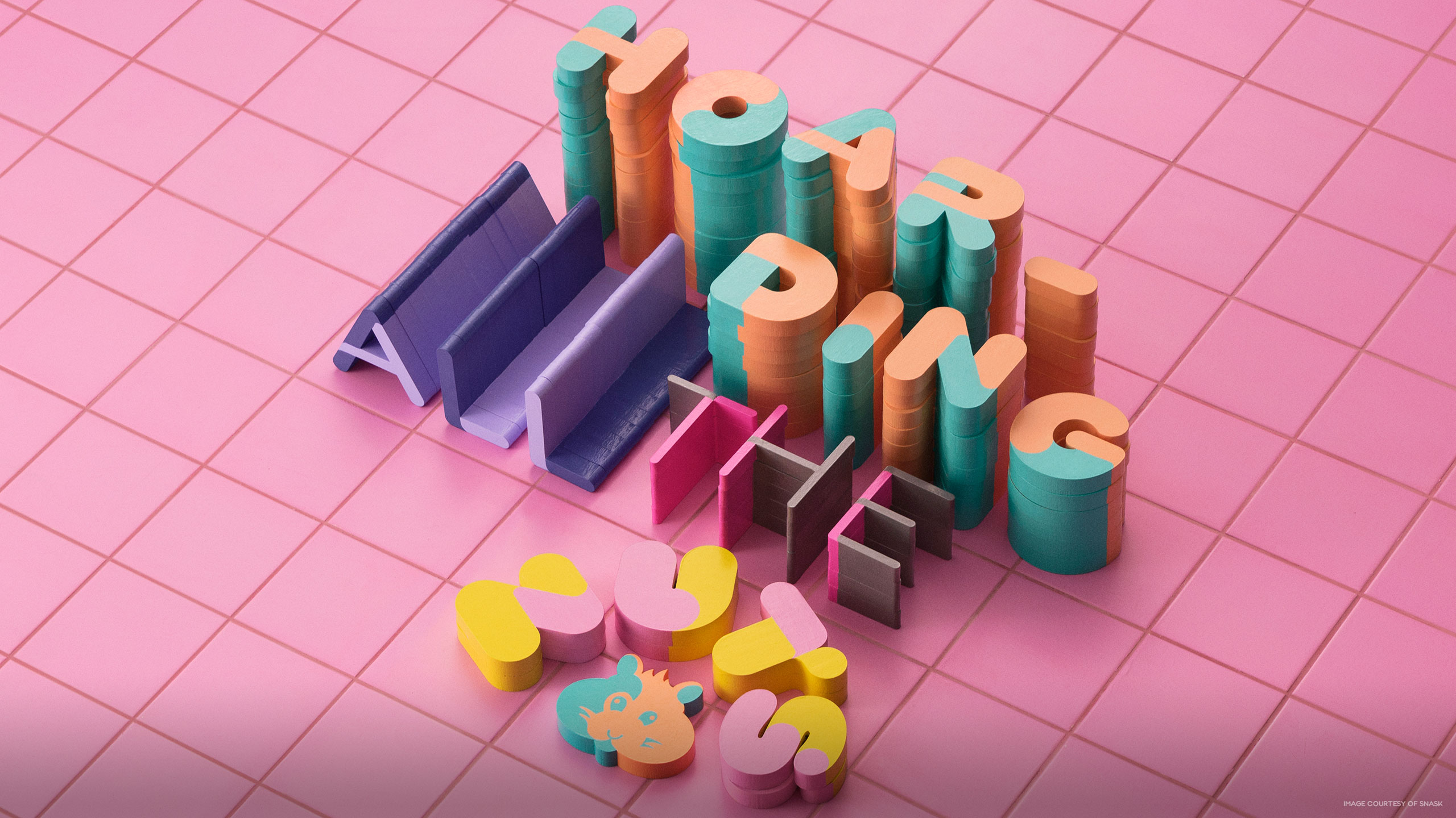 3d Hamster letters