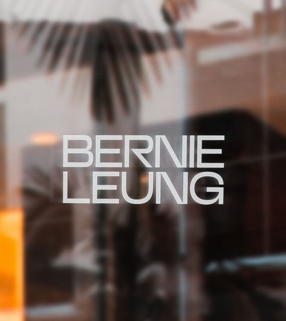 Bernie Glass Sign