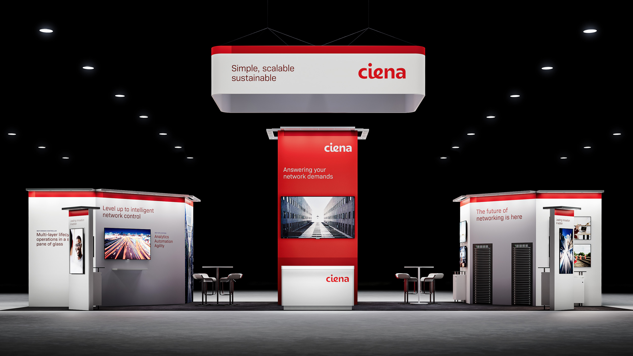Ciena Trade Show Booth