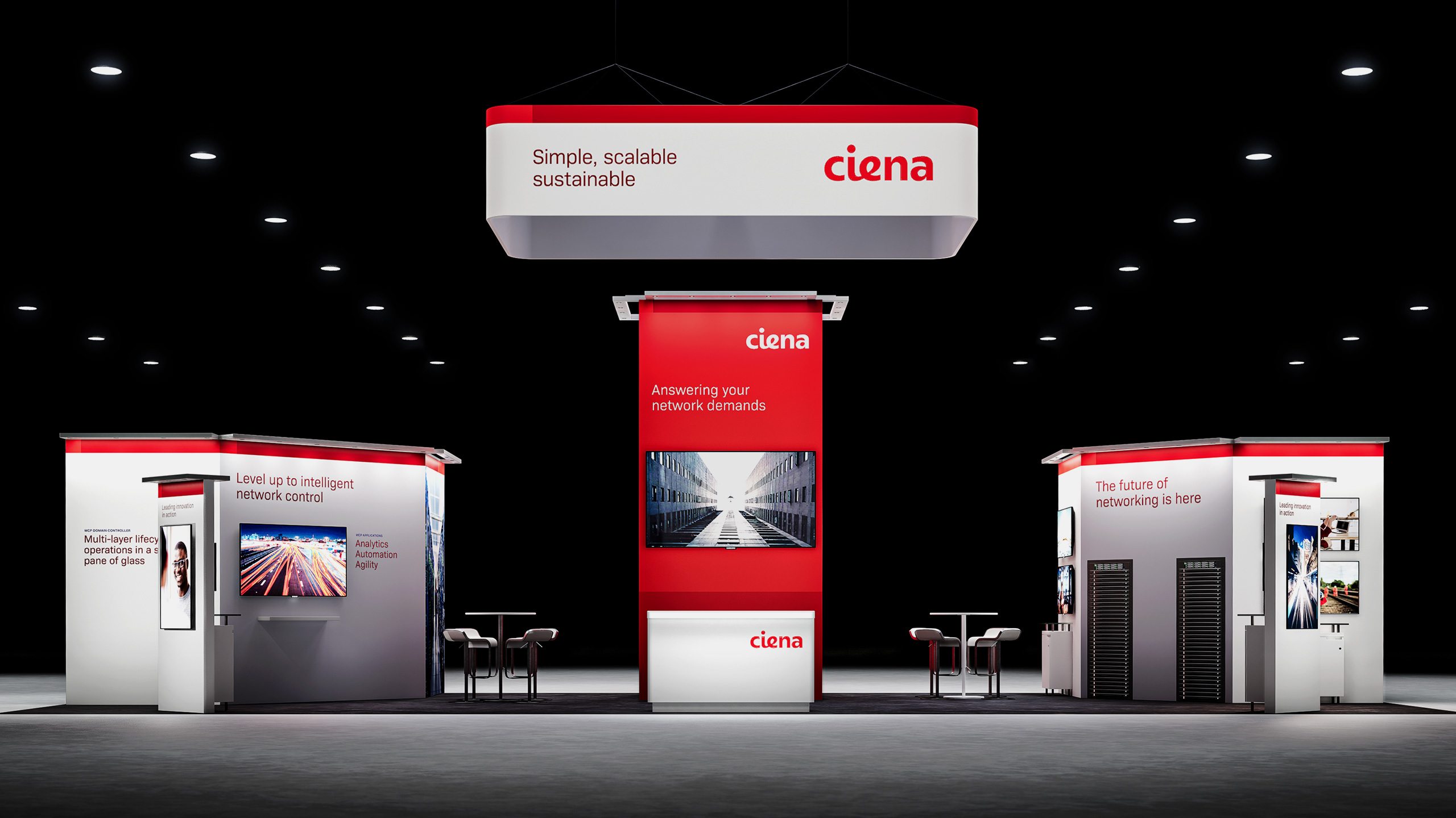 Ciena Trade Show Booth